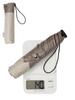 KIZAWA Folding Carbon 6 UV Light Suitable for Sun and Level 5 Water Full Light Heat Heat Protection for Men and Greige X Mocha Parasol,