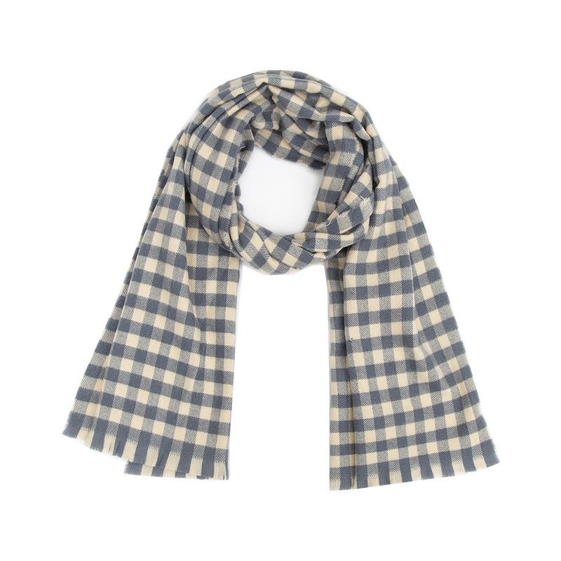 Imitation Cashmere Women Scarf Autumn Winter Small Plaid Scarve Pashmina Mujer Female Echarpe Hiver Foulard Bufanda Shawl Unisex