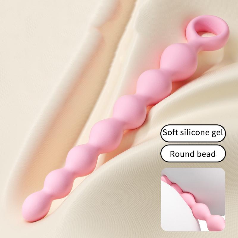 20.7cm 18+ Adult Women Men Couple Flirt Gay Erotic SM Sex Toys Silicone Anal Beads Prostate Stimulator Ball Butt Plug Anal Plug