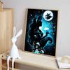 Disney Diamond Painting Featuring Jasmine Silhouette From AladdinA DIY Gift Suitable for Living Room Bedroom Office and Home Décor
