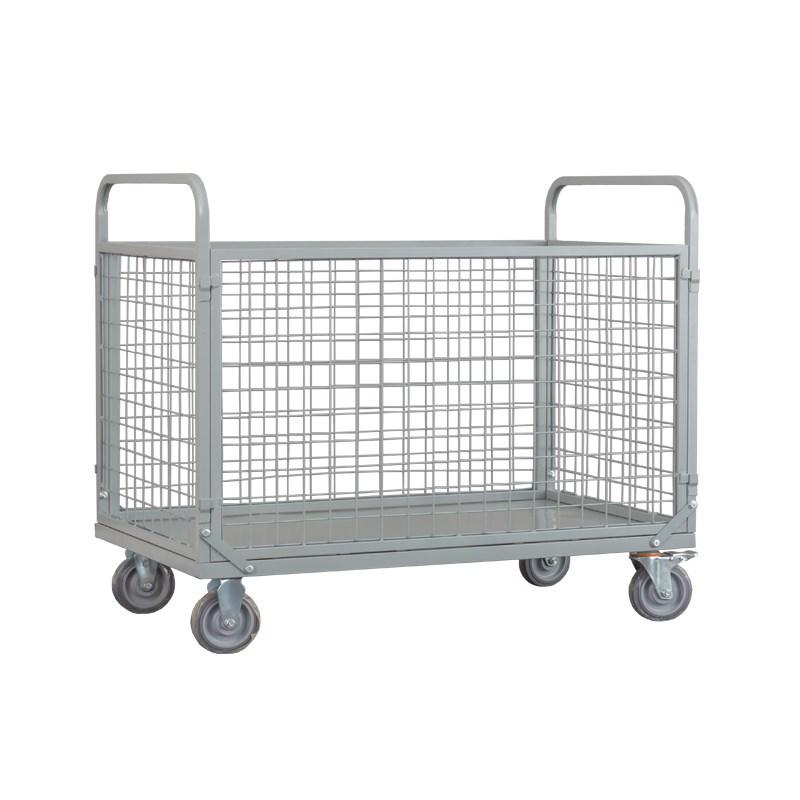 Silent Folding Hand Truck for Cargo, Express Delivery, and Warehouse Use