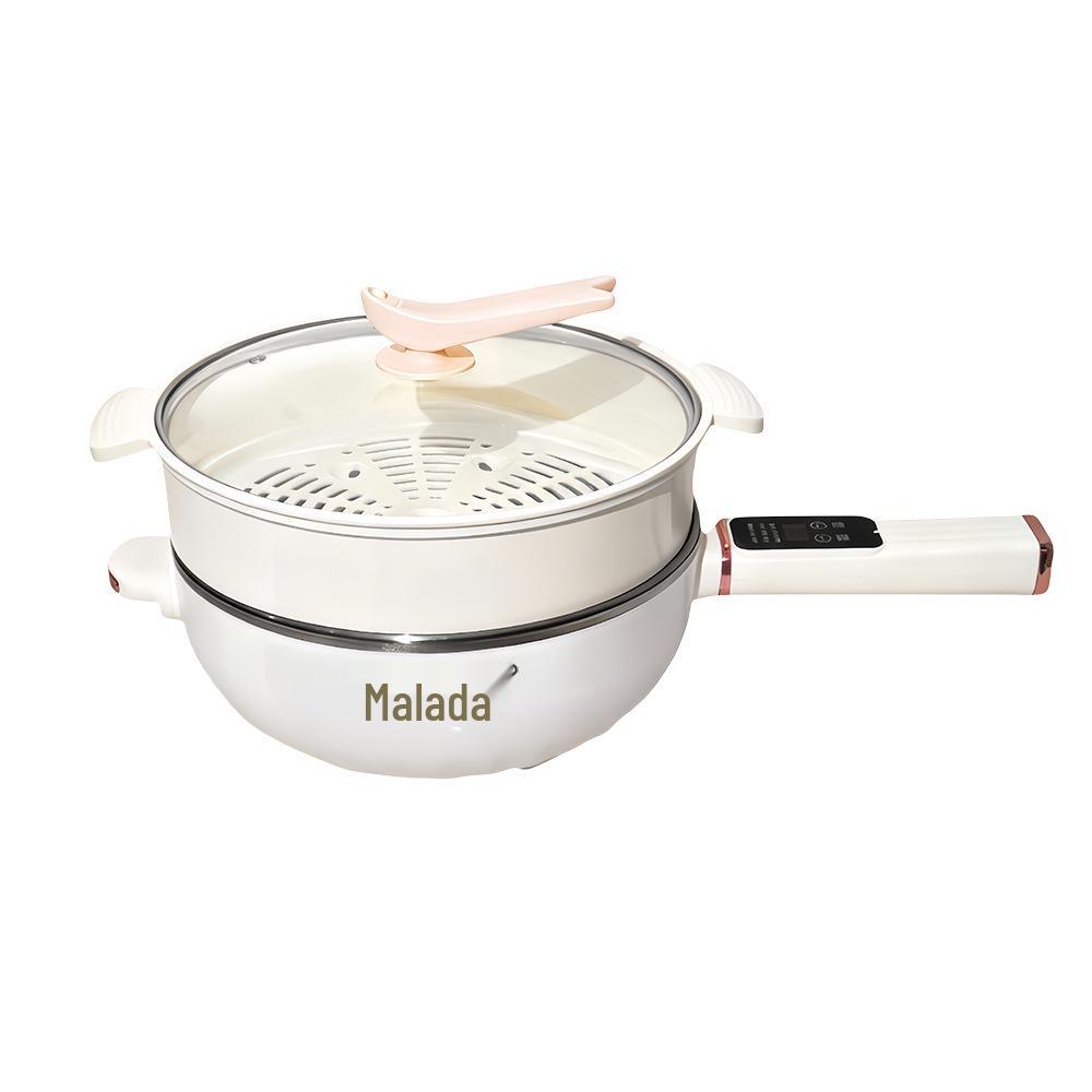 Smart Non-Stick All-in-One Electric Stir-Fry Wok and Cooking Pot for Dorms and Households