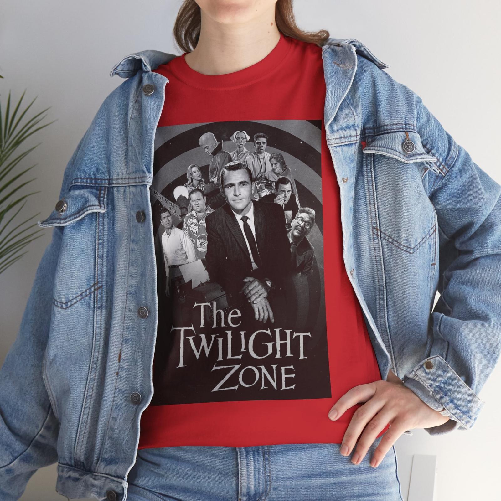 The Twilight Zone (1964) Series T-Shirt Mens Womens Tees Top Science Fiction Fantasy TV Rod Serling XL