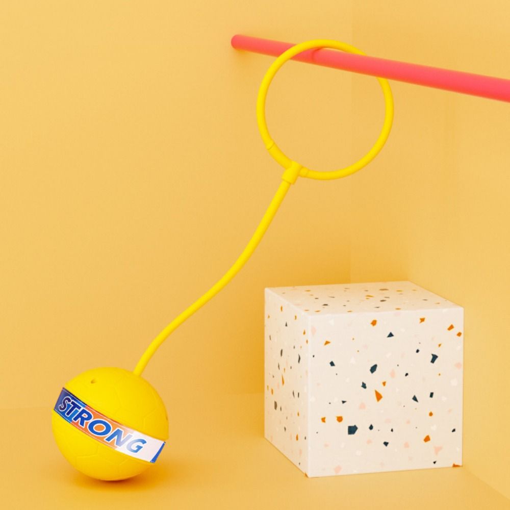 on String Reaction Training Ball Foot Hoop Ball Jumping Rope Ball  Child-parent Games