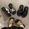 Thick-soled Heightening Slippers Women's Summer Outer Wear New Cross-word Sandals