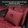 Suede Car Headrest Waist Seat Support Seat S Class Soft Car Neck Pillow For Xiaopeng Xpeng G9 X9 G6 P7 P7i P5 G3 Car Accessories