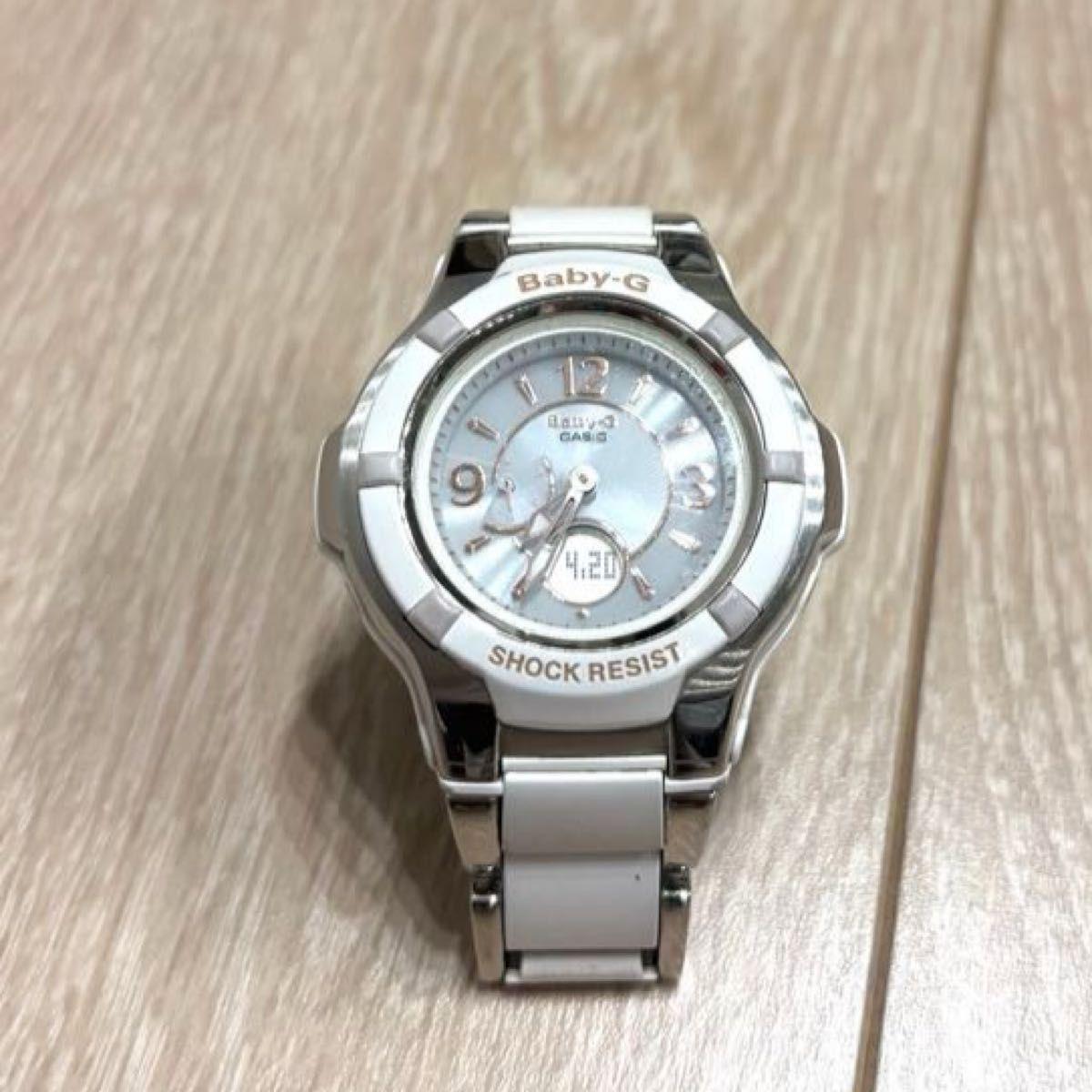 CASIO 5145 Baby-G Baby-G Solar Ladies Watch White Radio Solar Casio
