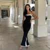 Elegant European and American Style Bandeau Bandage Evening Dress