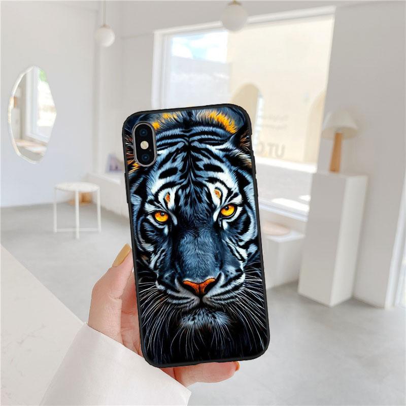 IX1 Animal Tiger Lion Phone Case for Samsung A56 A26 A36 A8 A9 A02 A02S A03S A10 10S A20 A20S A30 A30S A40S A50 A50S A70