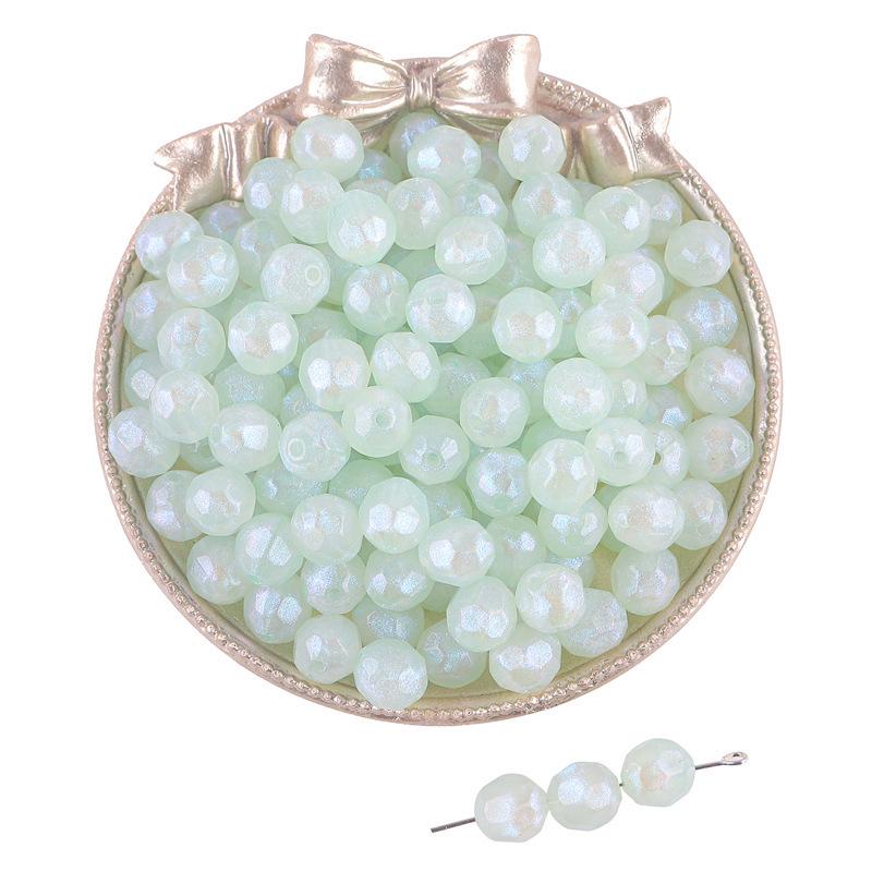 10mm Iridescent Starry Acrylic Bead for DIY Jewelry, Bracelet, and Phone Chain Making