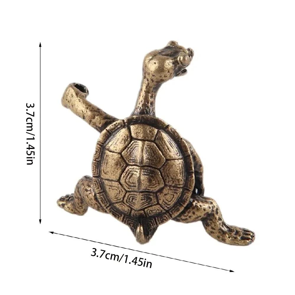 1pc Mini Turtle Shape Incense Censer Sandalwood Stick Holder Vintage Bronze Animal Incense Holder Burner Stand Gift Home Decor