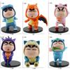 1Set Crayon Shin Chan Action Figure Cartoon Japanese Kawaii Figurines Collectibles Movie Peripheral Toy Gifts for Children