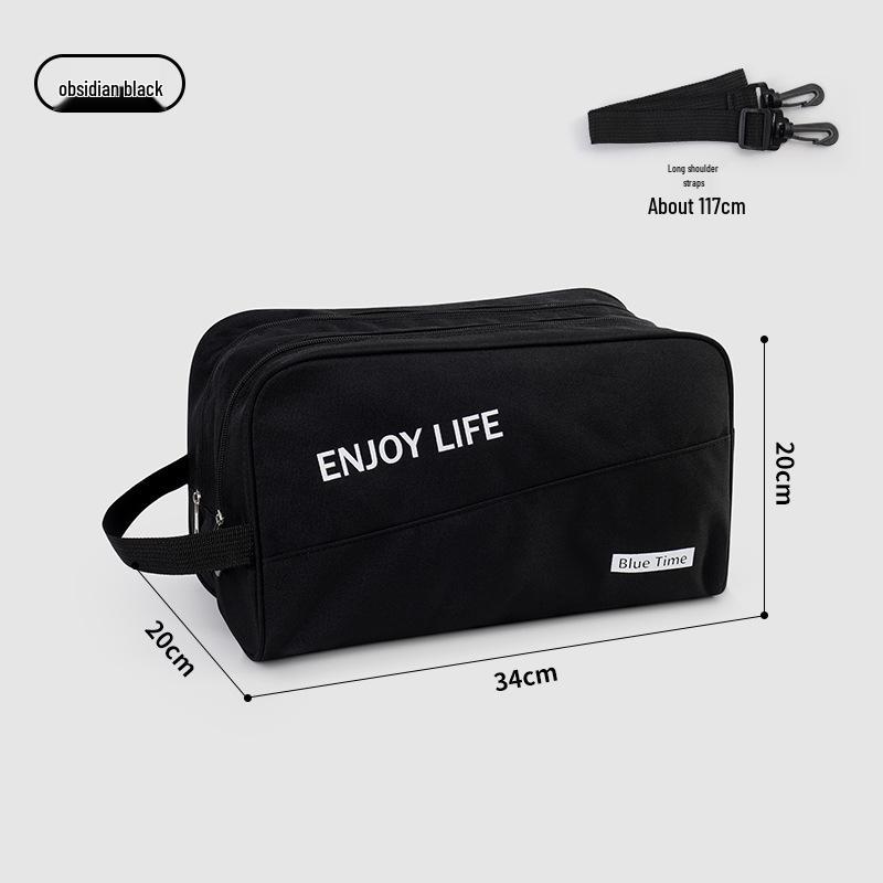 Wodoodporna torba fitness z separacją na mokre/suche, unisex torba crossbody sportowa i do jogi, ręczna kosmetyczka na przybory toaletowe i kosmetyki