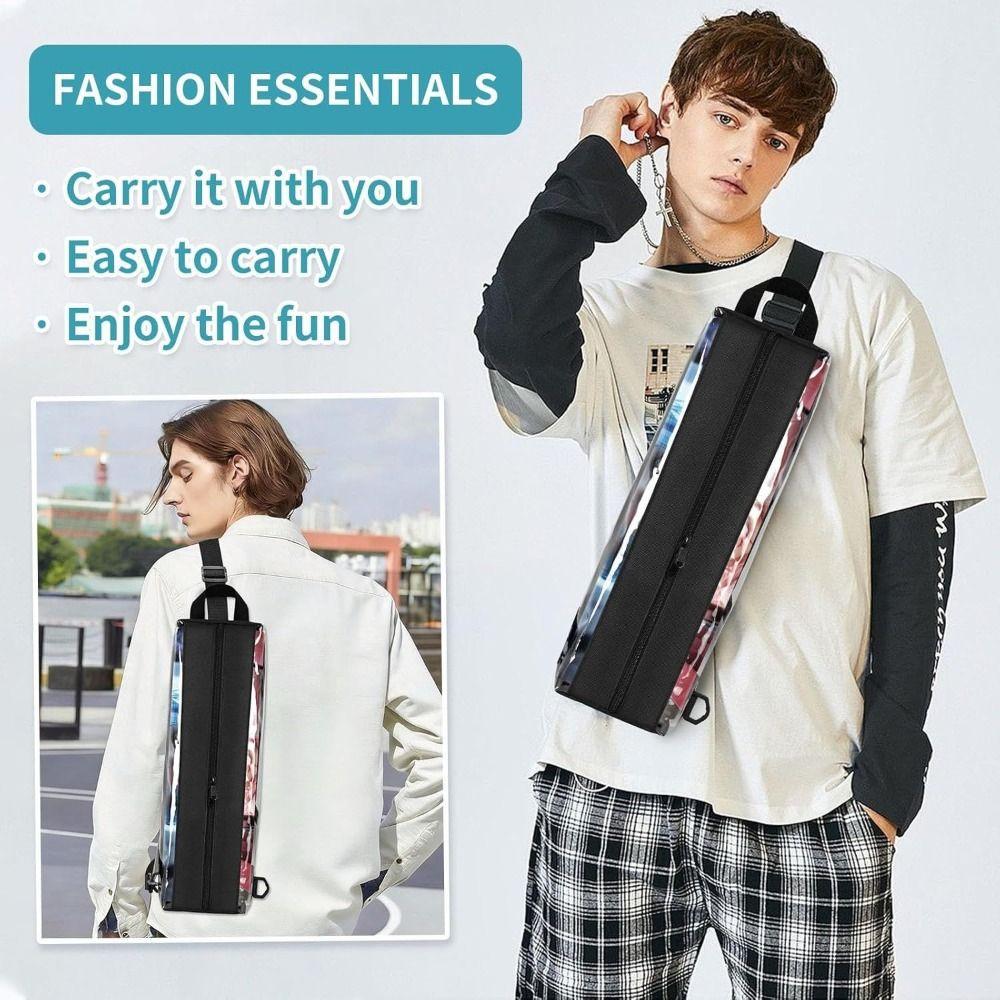 Large Capacity Gaming Playmat Case Shoulder Strap Playmat Carrying Case  Card Game Accessories