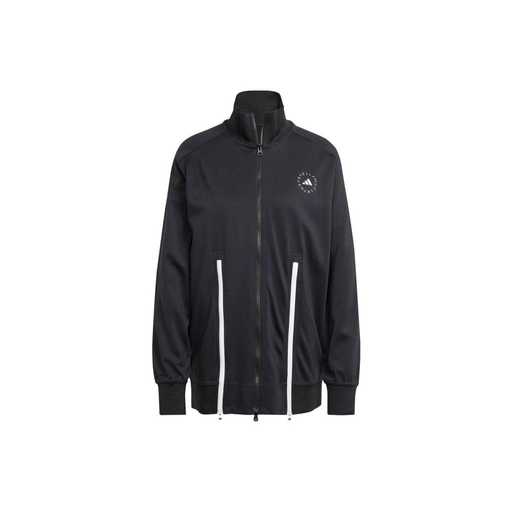 Adidas X Stella McCartney Collaboration Full Zip Stand Collar Jacket Women Jacket Black IM2071