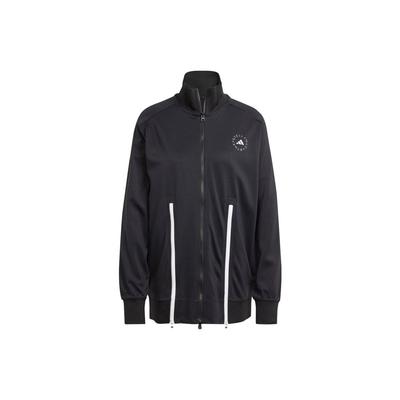 X Stella McCartney Collaboration Full Zip Stand Collar Jacket Women Jacket Black IM2071