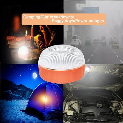 Car Emergency Beacon Light V16 Homologated USB Rechargeable/Battery Model Magnetic Induction Strobe Light Car Emergency Light
