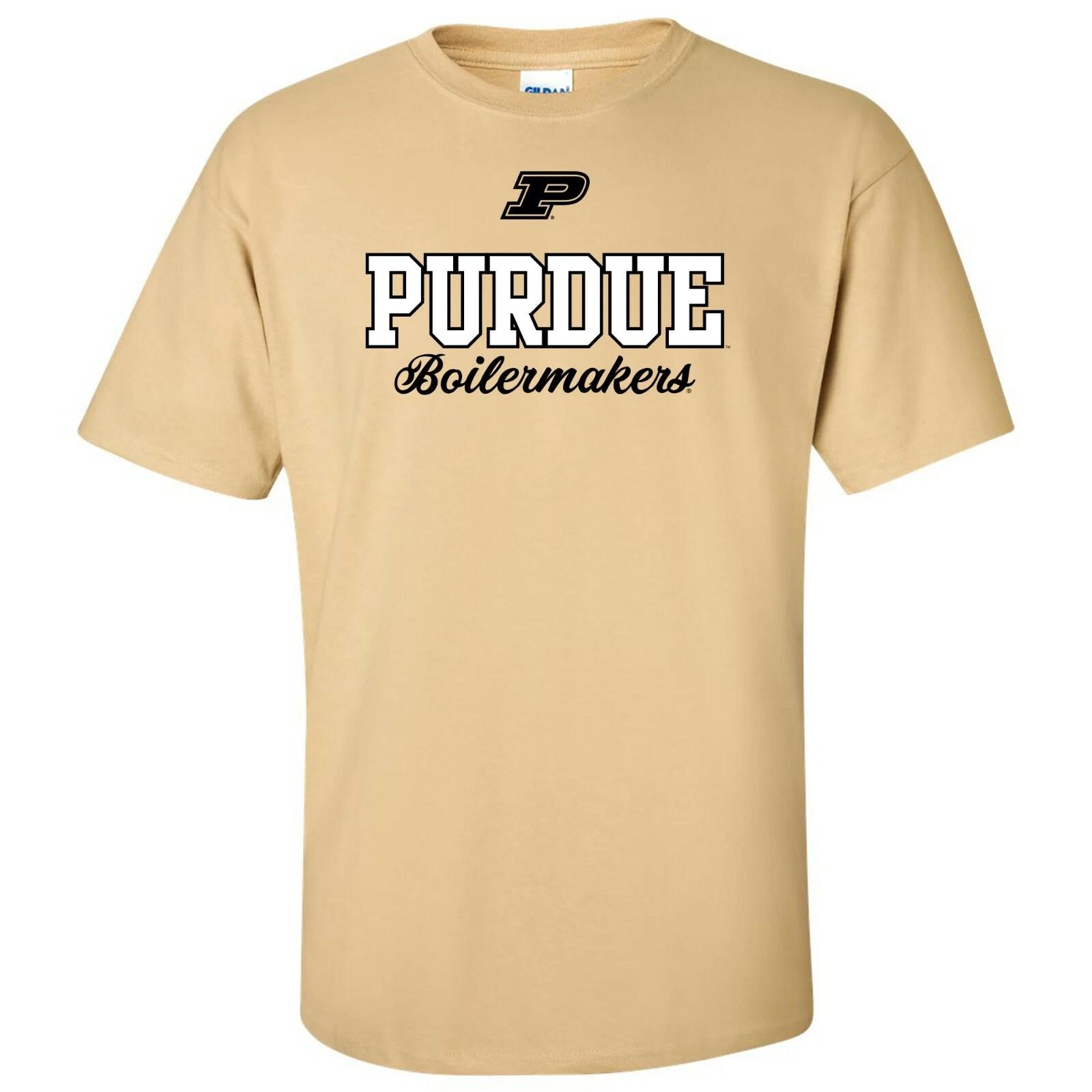Purdue Boilermakers Fresh Script Licensed Unisex T-Shirt 2XL