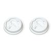 Sunnap Black Lids for 210ml Paper Cups 100 Pieces (50pcs X 2 Packs) CRU2650EBK Made In Japan