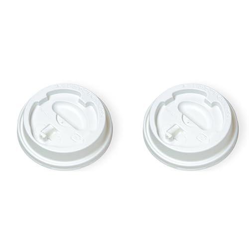 Sunnap Black Lids for 210ml Paper Cups 100 Pieces (50pcs X 2 Packs) CRU2650EBK Made In Japan