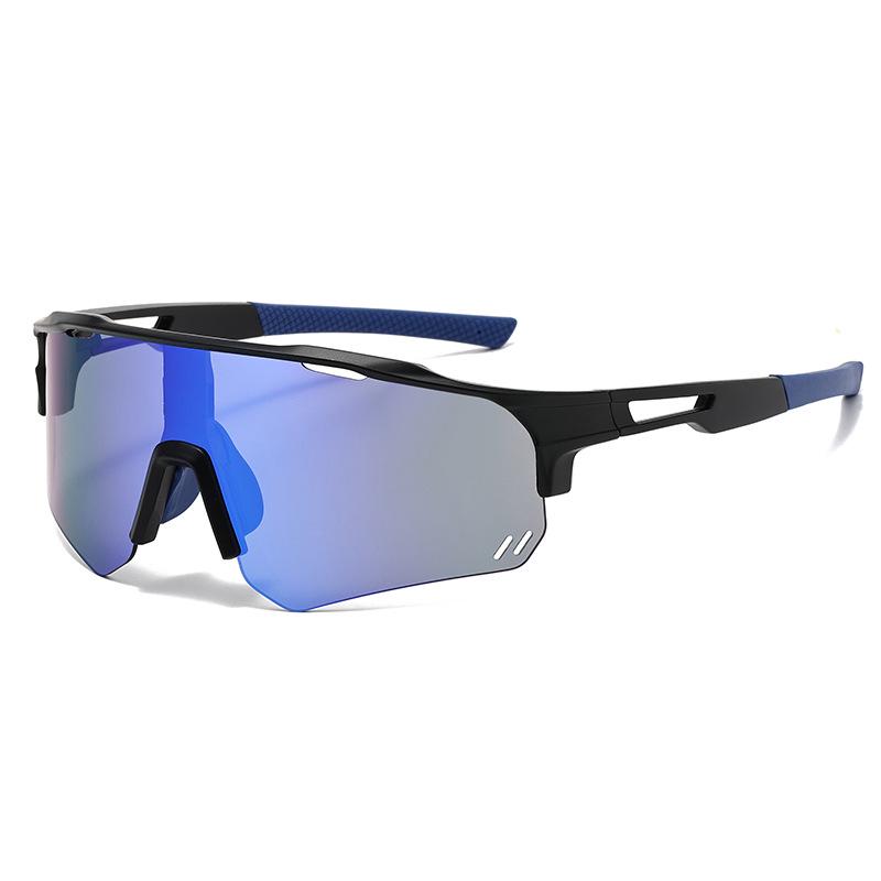 Unisex Outdoor Sports Cycling Sunglasses - Windproof, Iridescent, UV Protection, Fashionable European/American Style