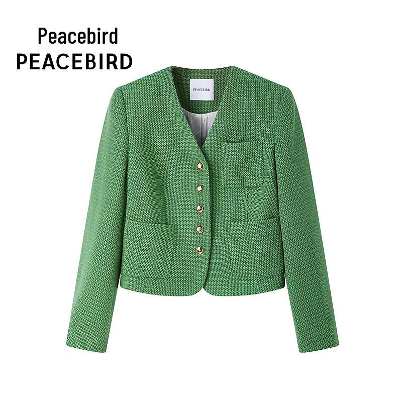 

Женский короткий жакет в стиле Шанель от PEACEBIRD L