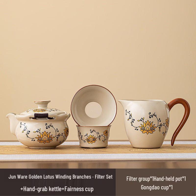 Ru Kiln Gongdao Cup Teaware Set