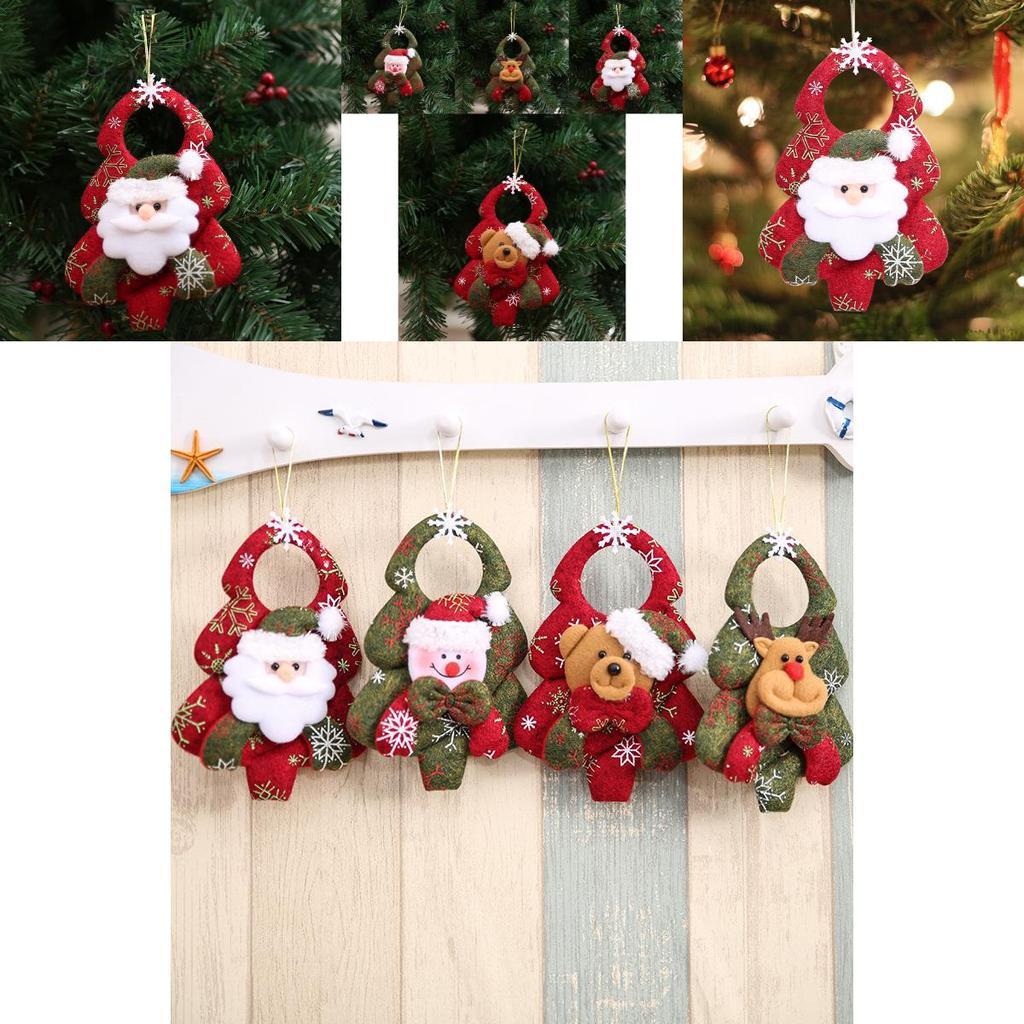 Cozy Festive Collection Of Christmas Plush Decorations For Doors Featuring Santa And Friends