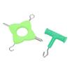 Carp Fishing Knot Puller Tool Set Stainless Steel Bright Color Versatile Fishing Bait Tightener Rig Set for Outdoor