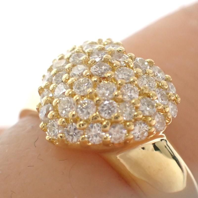 no brand  #12(JP Size) ring K18 yellow gold Women