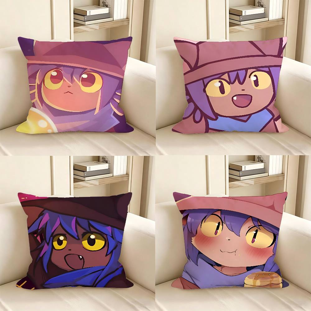Pc Anime Niko Oneshot Pillow Case Fashion Square Pillowcase Bedroom Sofa Room Ins Decoration Leisure