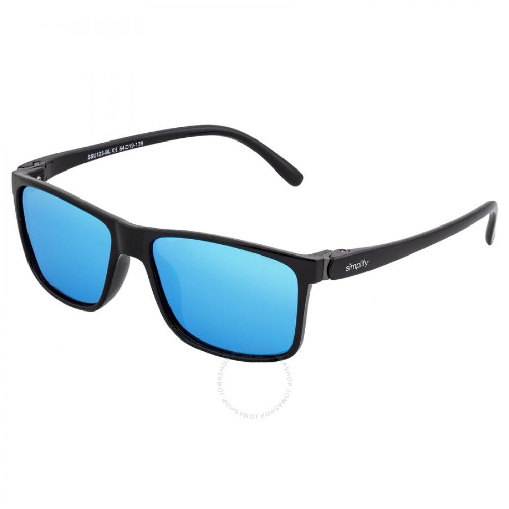 

Simplify Ellis Mirror Coating Square Unisex Sunglasses Ssu123 Bl