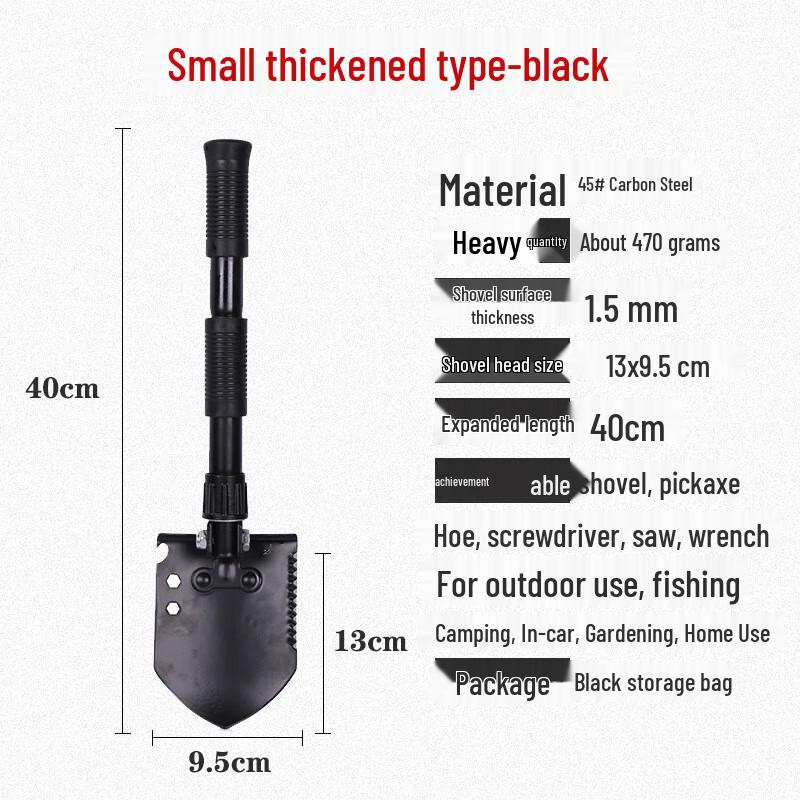 Portable Multi-functional Folding Shovel