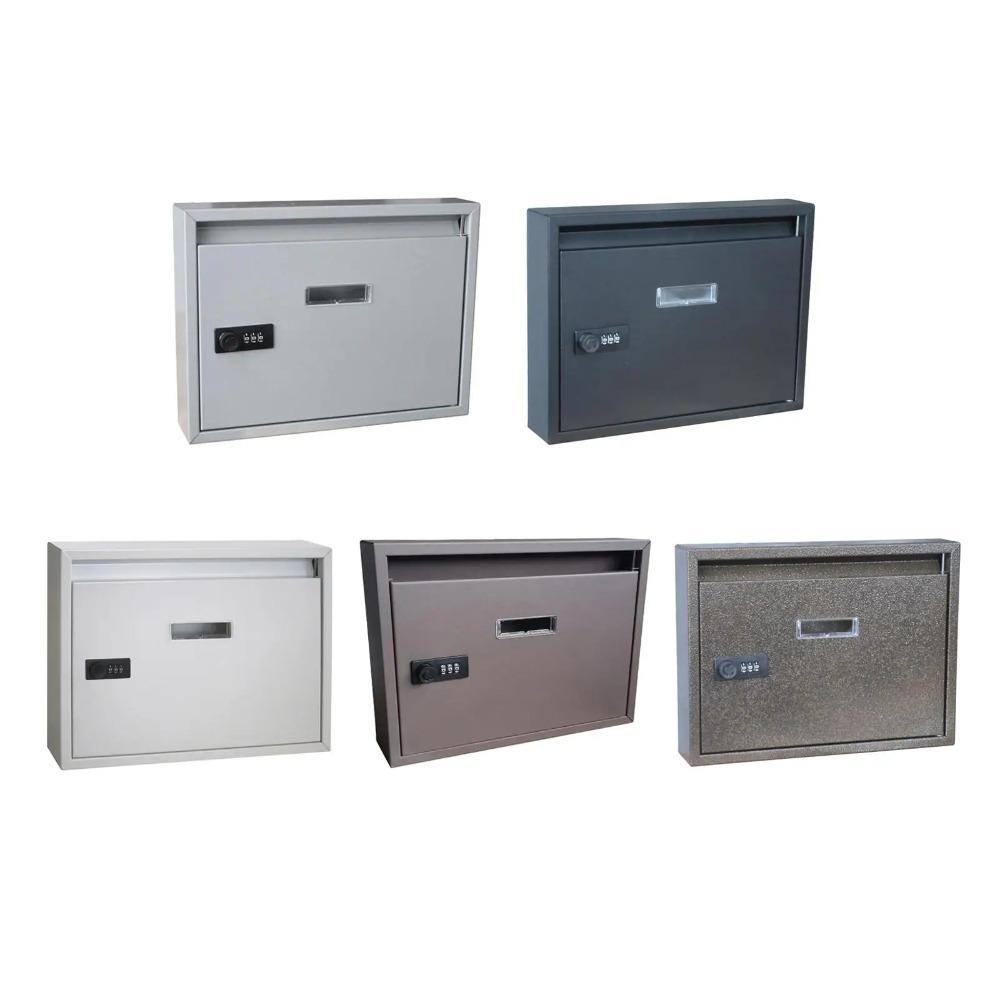 Metal Mailbox Letter Box Wall Mounted Mail Box Universal Postbox  for School Outdoor Street House
