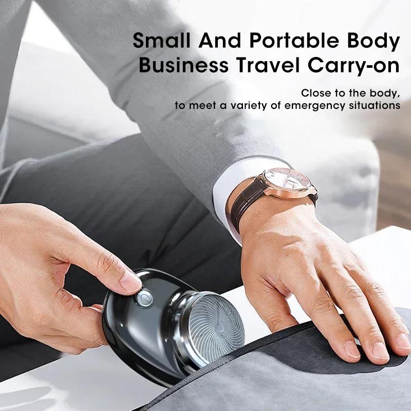 Pocket Electric Shaver Portable Mini Travel Razor Rechargeable Facial Beard And Body Hair Trimmer Wireless Detachable Shaver