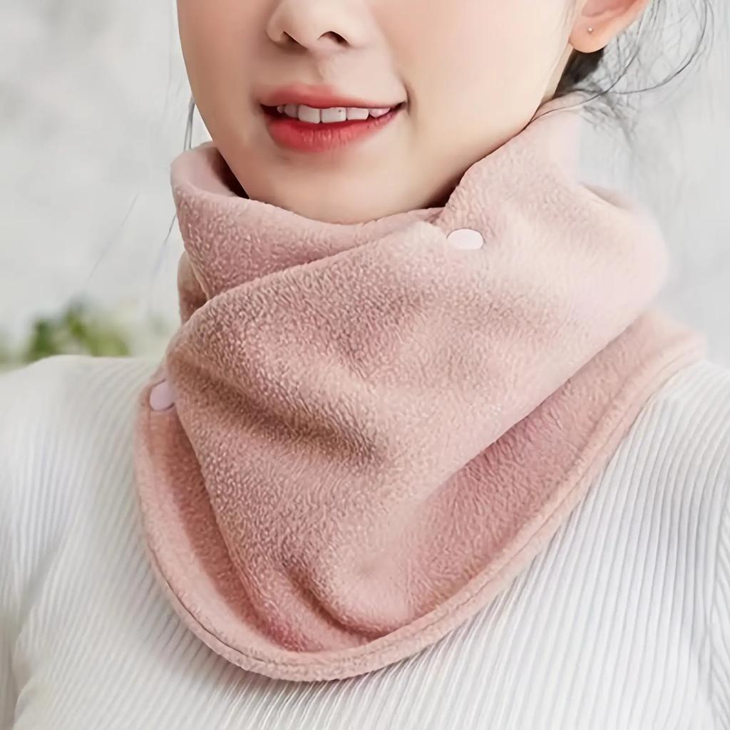 Winter Thick Fleece Warm Scarf, Unisex Windproof Cycling Neck Gaiter Headband