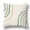 Nordic Abstract Green Geometric Pillowcase Flower Print Home Petal Velvet Pillow Cushion Cover