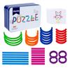 Kids' Creative Puzzle Sticks: 2-in-1 Word Match & Cognitive Learning Game