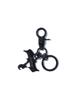 X Logo Keychain 101261054007 BLACK ONE SIZE