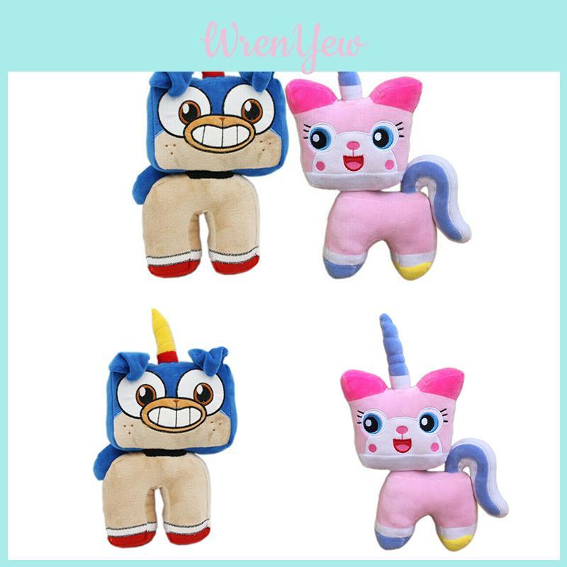 Perfect Gift For Children 11.8in Cartoon Unikitty Plush Toy Unicorn Cat Dog