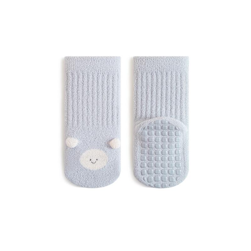 Winter New Thickened Warm Coral Fleece Baby Long Socks Newborn Kids Cute Warmer Knee Socks Girls Infant Boys Boneless Socks