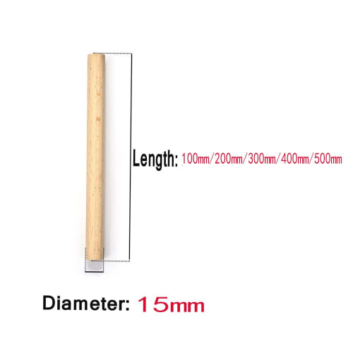 10 Wooden Sticks, Wooden Craft Sticks, Wooden Sticks for DIY Making Crafts and Decorations, 15mm*200mm