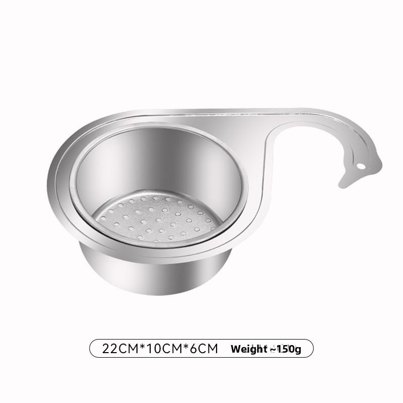 

Дуршлаг-лебедь из нержавеющей стали, Подвесная кухонная сушилка для дома, Стойка для хранения с разделением сухого и мокрого, Стойка-фильтр для раковины