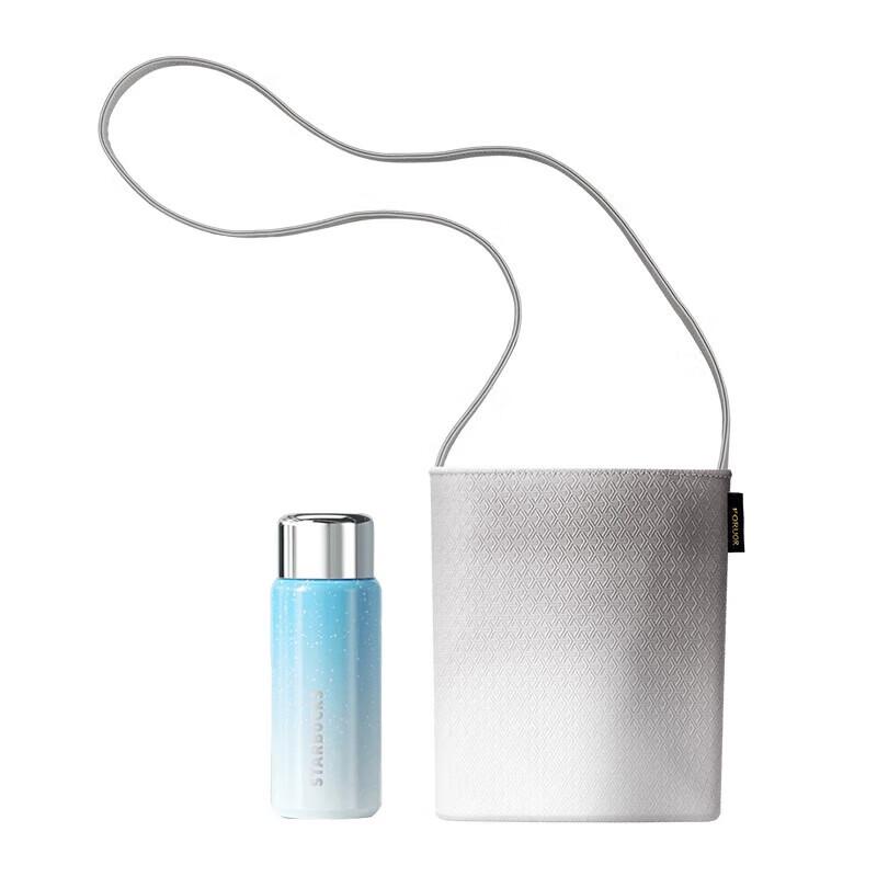 Starbucks Thermos and Quilted Crossbody Bag Set