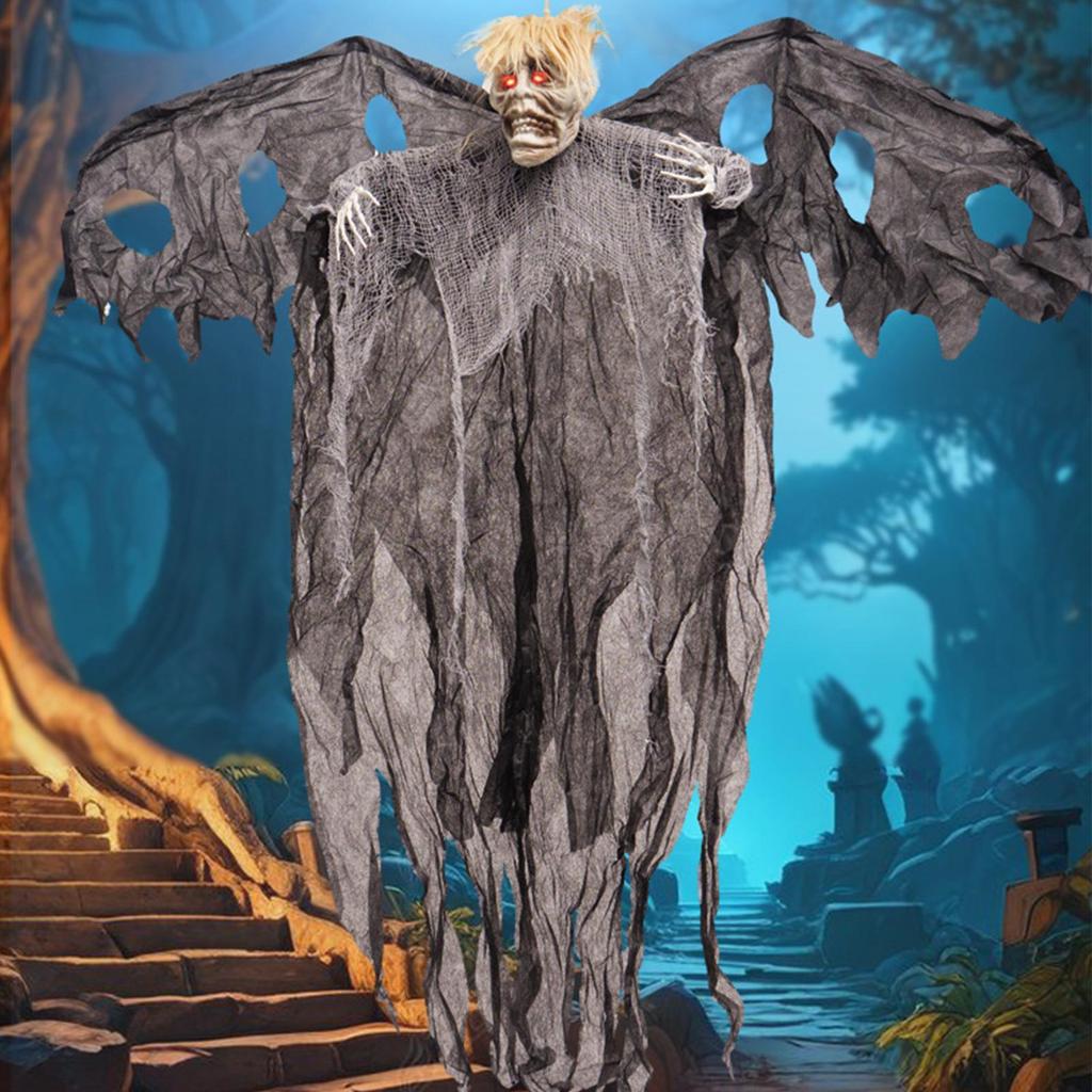 Halloween Party Hanging Skeleton Ghost Ornament Horror Props Haunted House Decorations Halloween Party Outdoor Decorations