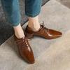 2026 Women Pumps Elegant Spring Fashion Pumps Women Ankle Boots Designer Heels Oxford Shoes Casual Leather Big Size High Heels