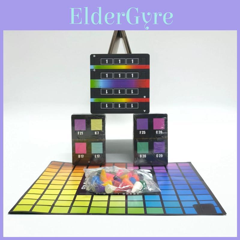 Hues And Cues Un Gioco di Indovinelli di Colori Indizi Puzzle Giocattolo con Componenti in Plastica per Attività Familiari e di Festa