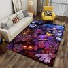 Cartoon Ghosts and Spirits Pattern Rug for Home Décor Suitable for Use As an Anti-slip Game Mat for Living Room and Bedroom Sofas