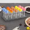 Hole Cake Pop Stand Candy Display Acrylic Stand Clear Durable Candy Stand Baby Shower Wedding Party Birthday Dessert Placement