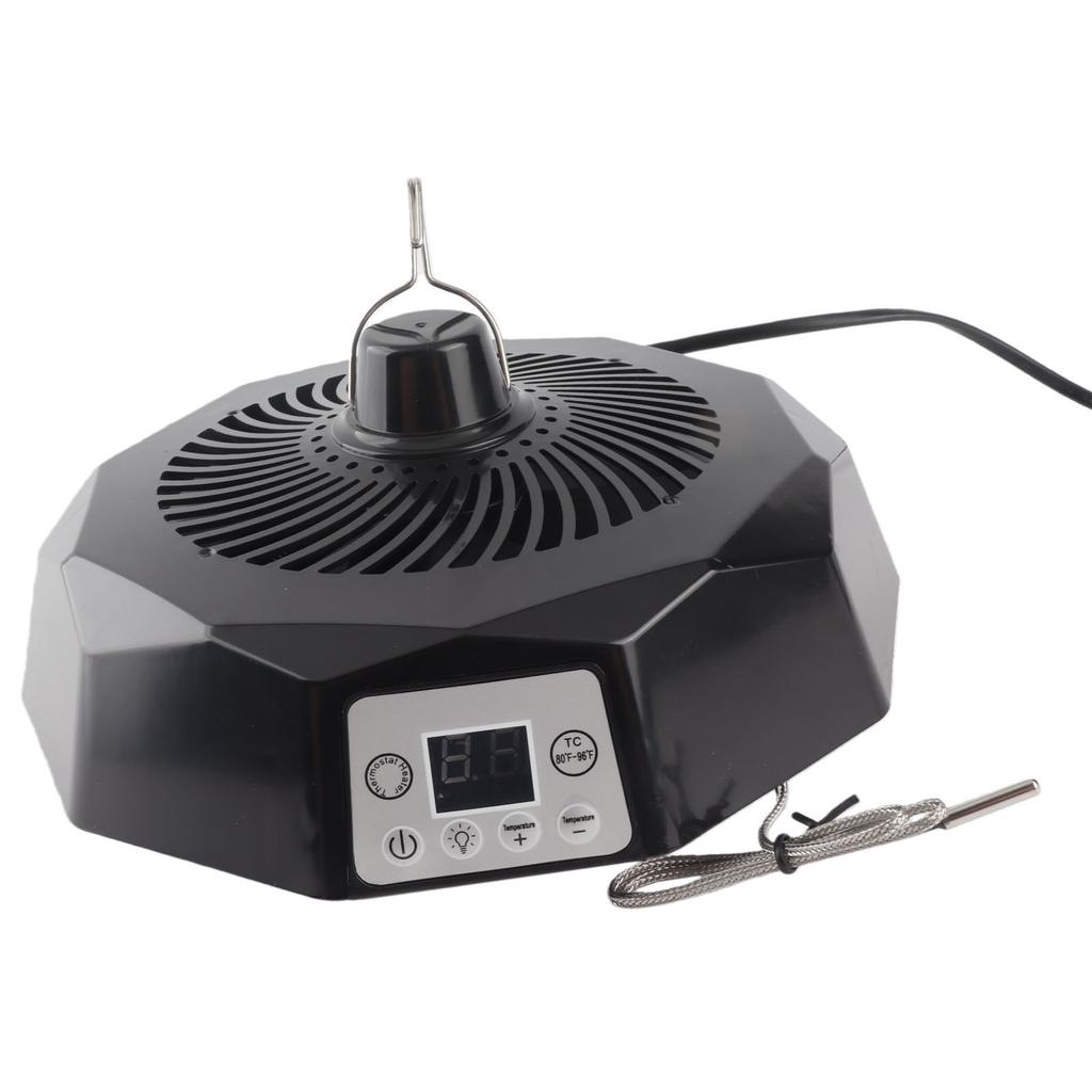 Calentador de Gallinero Inteligente Temperatura Ajustable Portátil Lámpara Calefactora para Casa de Gallinas Hogar Granja Enchufe US 110 120V